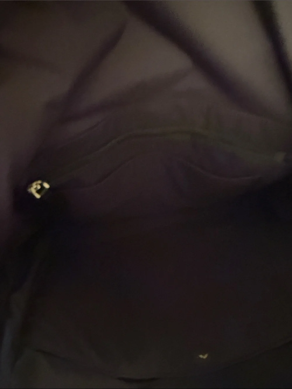 kate spade Black Nylon Mini Backpack with Gold Hardware